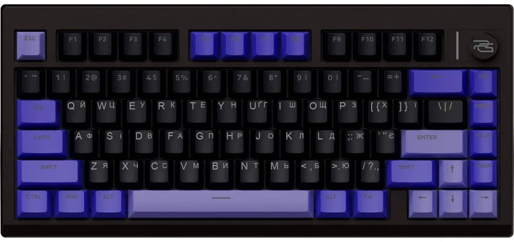 Фото: Клавіатура Proove Gaming Raster Black/Purple (WKRS00022416) № 11 | KTC