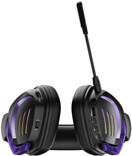 Фото: Гарнітура Proove Gaming Rage APP WL/BT/USB Black/Purple (WHRG00020001) № 19 | KTC
