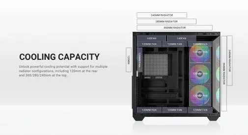 Фото: Корпус ID-COOLING View 510 ARGB Black with window (VIEW 510 ARGB) № 32 | KTC