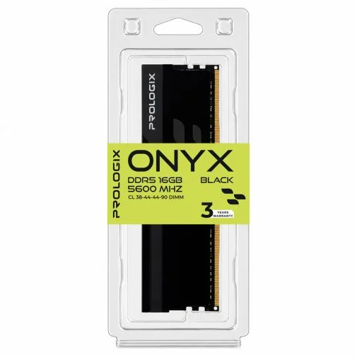 Фото: Оперативна пам’ять ProLogix Onyx Black DDR5 1x16GB (PRO16GB5600YB5) № 10 | KTC