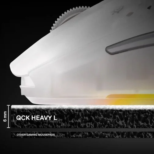 Фото: Килимок SteelSeries QcK Heavy Large White (63480) № 7 | KTC