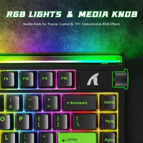 Фото: Клавіатура Attack Shark R85 HE Magnetic Switch Green Black (R85HEGRN_AS) № 14 | KTC