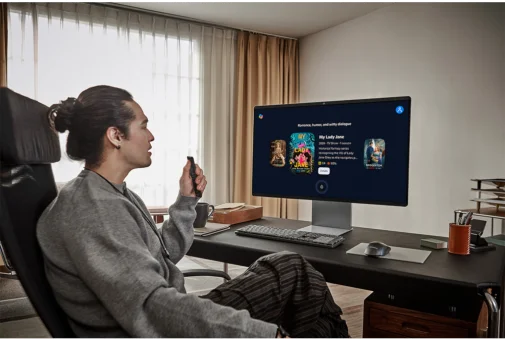 Фото: Монітор Samsung Smart M90SF Monitor (LS32FM902SZXUA) - 32" OLED / 3840×2160 / 165 Гц / AMD FreeSync Premium Pro, Nvidia G-Sync / Pivot / HAS № 23 | KTC
