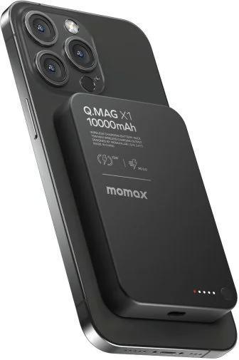 Фото: Батарея універсальна Momax Q.MAG X1 10000mAh 20W / Qi 15W Black (IP117AD) № 18 | KTC