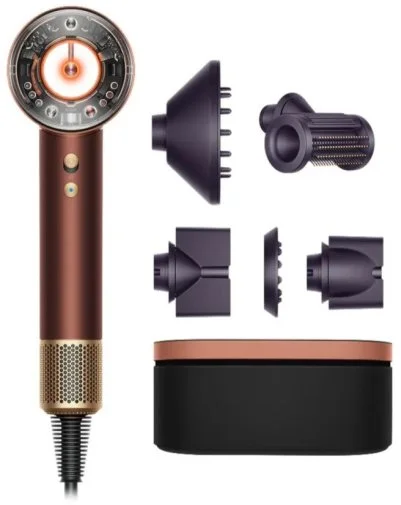 Фото: Фен Dyson Supersonic HD16 Nural Straight + Wavy Plum/Copper (318135-01) № 8 | KTC