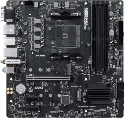 Фото: Материнська плата MSI PRO B550M-P WIFI6E № 8 | KTC