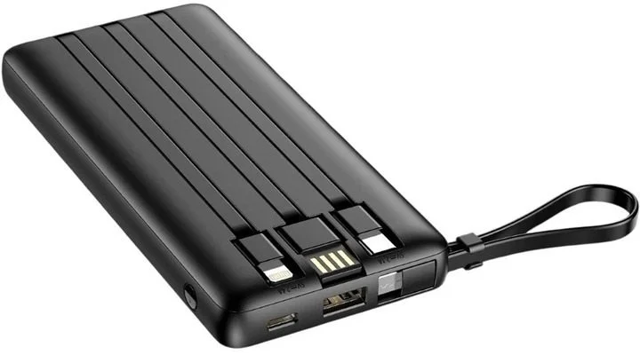 Фото: Батарея універсальна Veger W1116 10000mAh 10W Black (6970453554204) № 8 | KTC