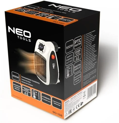 Фото: Тепловентилятор Neo Tools 90-158 White/Black № 20 | KTC