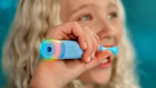 Фото: Електрична зубна щітка Philips Sonicare For Kids Smart Blue (HX6600/13) № 23 | KTC