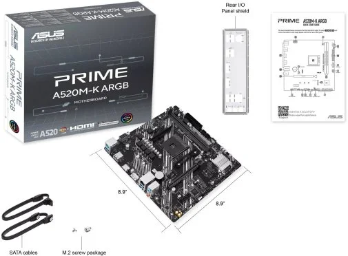 Фото: Материнська плата ASUS PRIME A520M-K ARGB № 13 | KTC