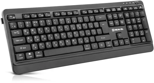 Фото: Клавіатура Real-EL RK-760W Wireless Black (EL123100058) № 12 | KTC