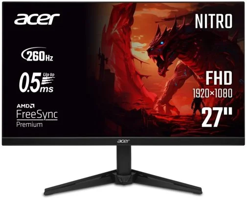 Фото: Монітор Acer Nitro QG271W5bmiipx Black (UM.HQ1EE.501) - 27" IPS / 1920×1080 / 260 Гц / AMD FreeSync Premium, Adaptive Sync № 11 | KTC