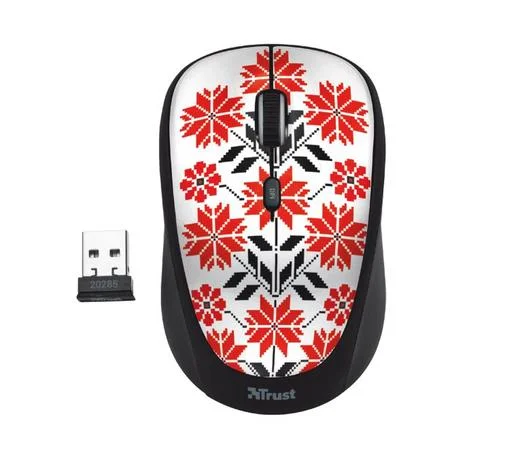 Фото: Мишка Trust Yvi Wireless Ukrainian style Snow № 5 | KTC