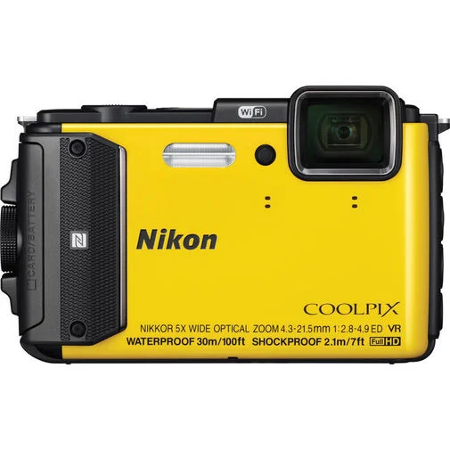 Фото: Цифрова фотокамера Nikon Coolpix AW130 kit Diving жовта № 8 | KTC