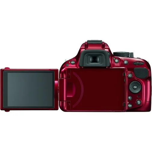 Фото: Цифрова фотокамера дзеркальна Nikon D5200 kit 18-55 мм VR II червона № 9 | KTC