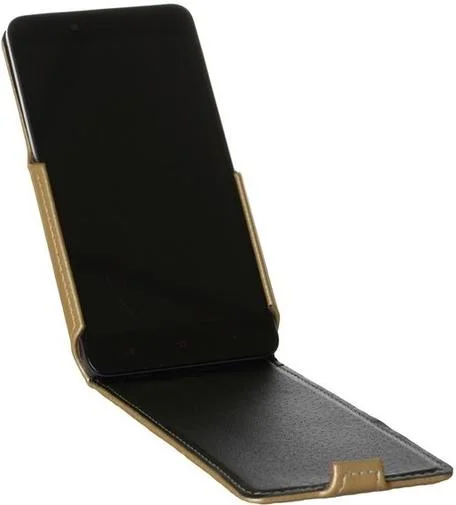 Фото: Чохол Red Point для Xiaomi Redmi Note 2 - Flip case золотий № 7 | KTC