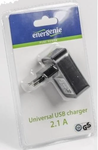 Фото: Мережевий зарядний пристрій EnerGenie EG-UC2A-01 1хUSB 2.1A чорний № 7 | KTC