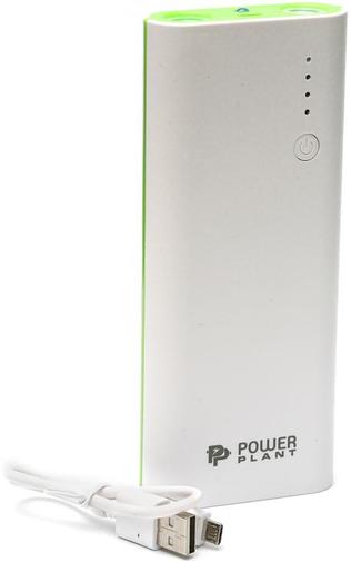Батарея універсальна PowerPlant PB-LA9240 13000mAh біла/зелена