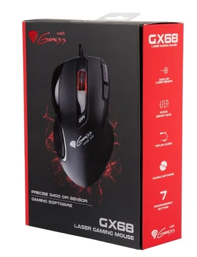 Фото: Миша NATEC GENESIS GX68 Black № 6 | KTC