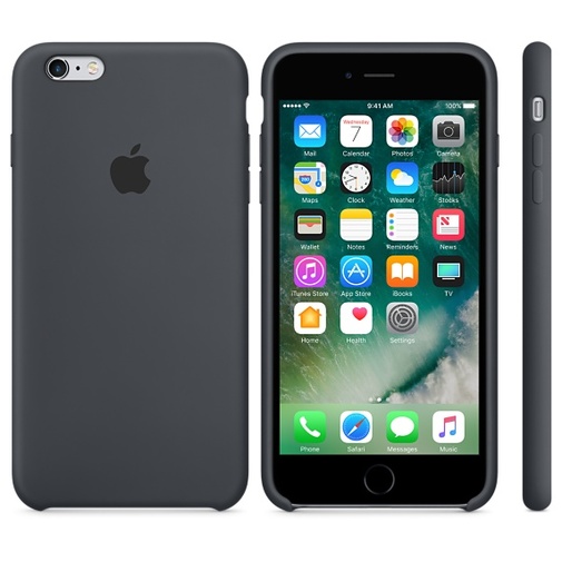 Чохол Apple for iPhone 6/6s - Silicone Case Charcoal Gray (MKY02ZM/A)