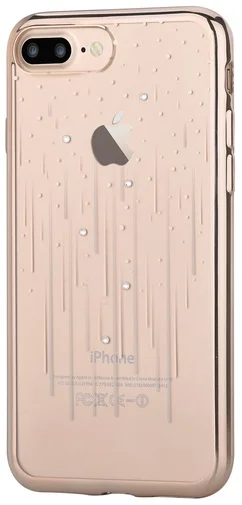 Фото: Чохол Devia for iPhone 7Plus/8Plus - Crystal Meteor soft case Champagne Gold № 6 | KTC