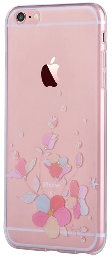 Чохол Devia for iPhone 6S/6 - Crystal Soft Case Belis Pink