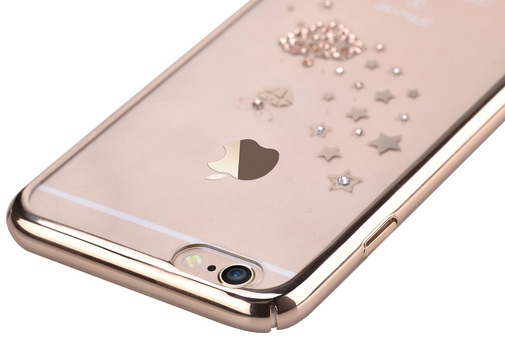 Чохол Devia for iPhone 6/6S - Crystal Starry Champagne Gold