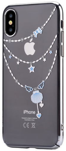 Чохол Devia for iPhone X - Crystal Shell case Silver 