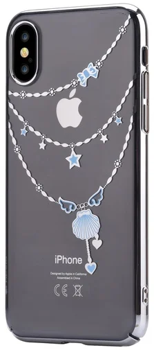 Фото: Чохол Devia for iPhone X/Xs Crystal Shell case Silver № 5 | KTC