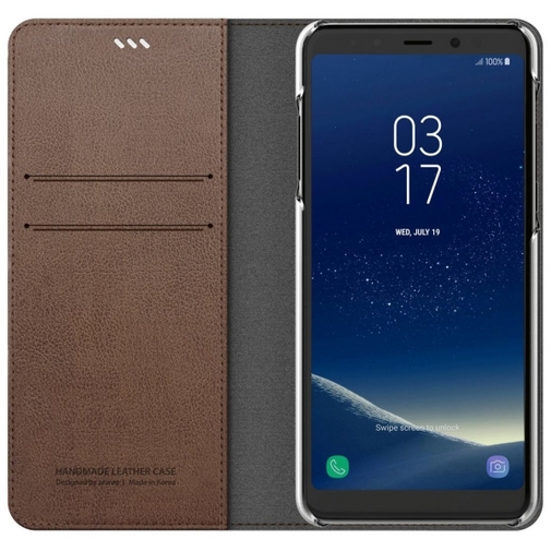 Чохол Araree for Samsung A530 A8 2018 - Mustang Diary Brown (AR10-00284E)