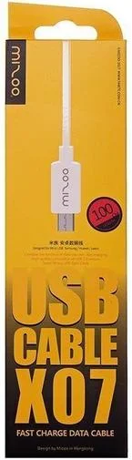 Фото: Кабель MiSoo M-X07 AM / Micro USB 1.0m White № 5 | KTC