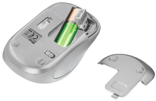 Фото: Миша Trust Yvi FX Wireless White (22335) № 7 | KTC
