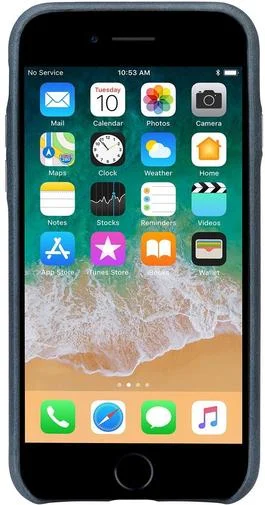 Фото: Чохол JISON for iPhone 7/8/SE - Leather Case Dark Blue (JS-IP8-13A40) № 7 | KTC