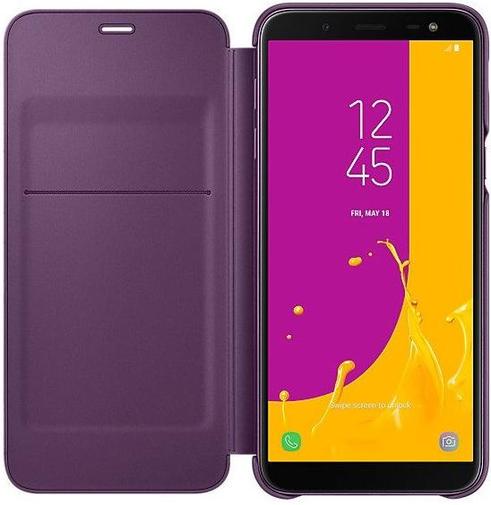 for SAMSUNG для J6 (2018)/J600 - Wallet Cover Violet