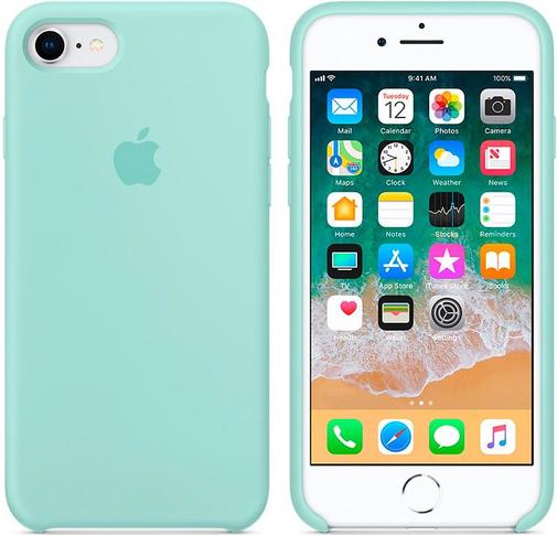 Чохол HCopy for iPhone 8 - Silicone Case Marine Green