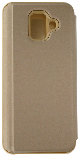 for Samsung A6 2018 - MIRROR View cover Gold