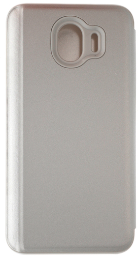 for Samsung J4 2018 - MIRROR View cover Silver