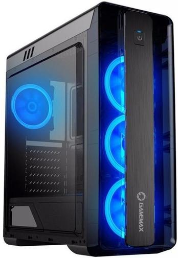 Корпус для ПК Gamemax Moonlight B-Blue Black (MoonLight Black)