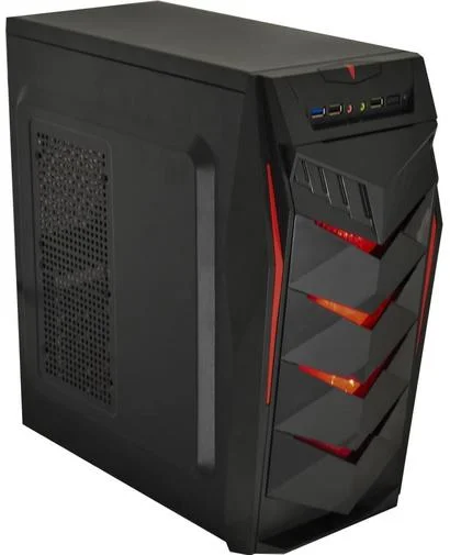 Фото: Корпус Frontier Jumbo 02B2 400W Black Red (JUMBO–02B2–400 RED) № 5 | KTC
