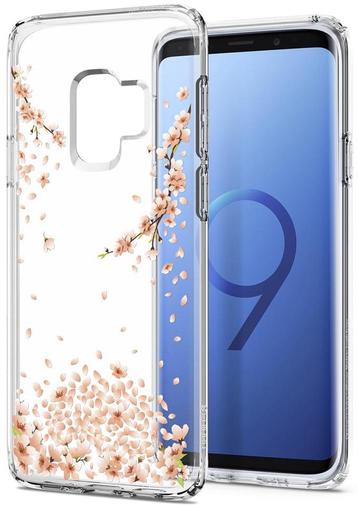 Чохол-накладка Spigen для Samsung Galaxy S9 - Liquid Crystal Blossom Crystal Clear