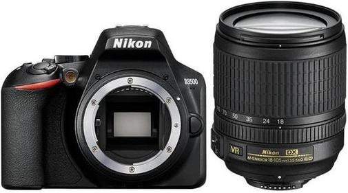 Цифрова фотокамера дзеркальна Nikon D3500 kit AF-S 18-105mm VR (VBA550K003)