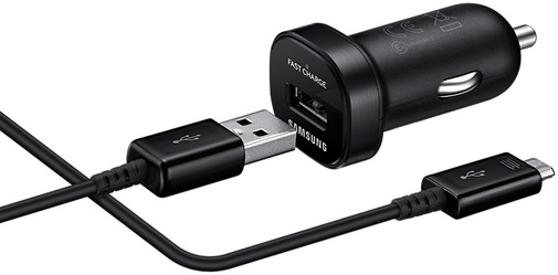 Зарядний пристрій Samsung Fast Charge Mini 1xUSB 2A Black (EP-LN930BBEGRU)