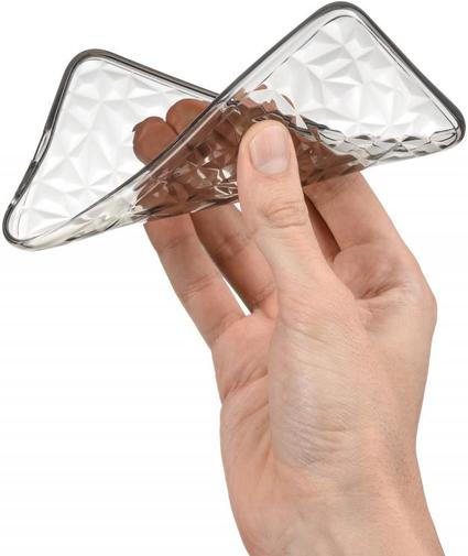 Чохол-накладка 2E для Samsung Galaxy A6 (A600) - Basic Diamond Transparent/Black