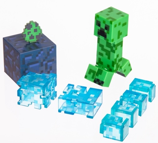 Ігрова фігурка Minecraft Charged Creeper серія 3, 7cm (16476M)