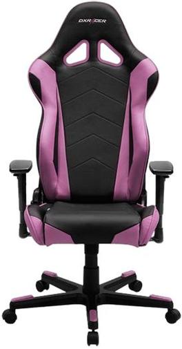 Крісло ігрове DXRacer Racing OH/RV001/NP PU шкіра, Al основа, Black/Purple