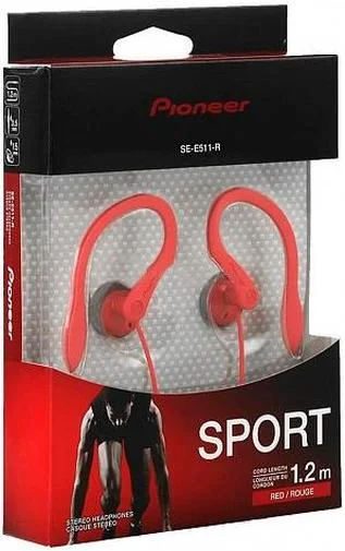 Фото: Навушники Pioneer SE-E511 Red (SE-E511-R) № 5 | KTC