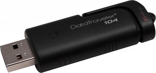 Флешка USB Kingston DataTraveler 104 64GB DT104/64GB Black