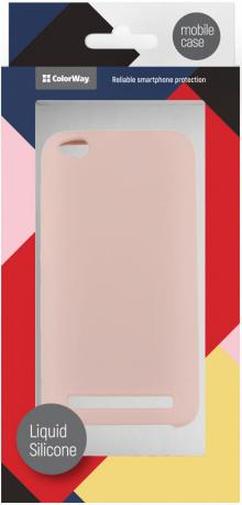 Чохол-накладка ColorWay для Xiaomi Redmi 5A - Liquid Silicone Pink
