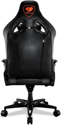 Крісло ігрове Cougar Armor Titan, Al основа, PU шкіра, Black