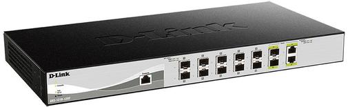 Switch, 12 ports, D-Link DXS-1210-12SC 10x100/1000/10000Mbps, 2x10GBaseT/10G SFP+, L3